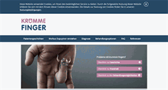 Desktop Screenshot of krummefinger.at