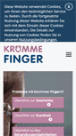Mobile Screenshot of krummefinger.at